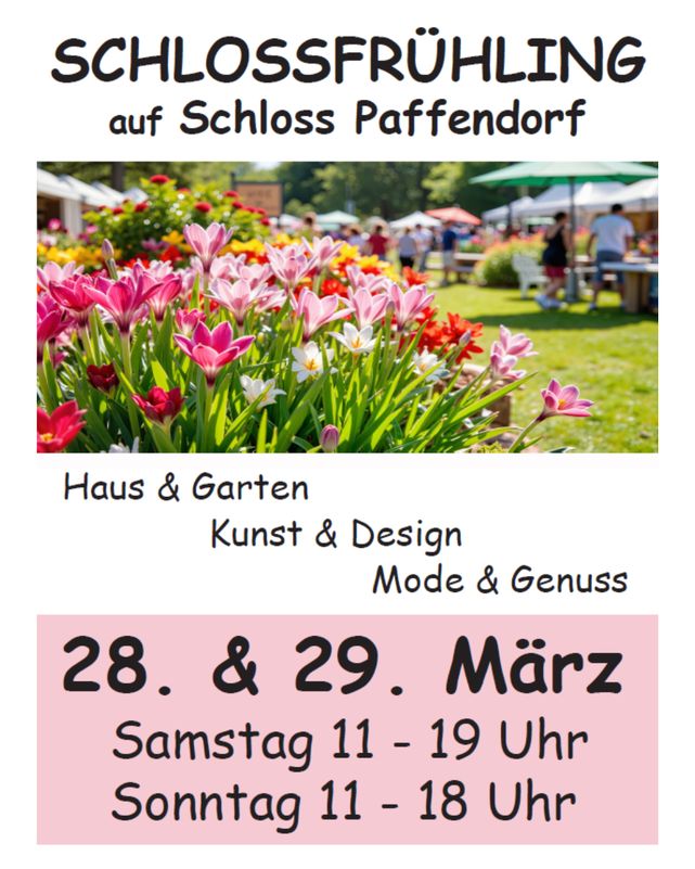 Schlossfrühling Paffendorf 28./29. März 2026